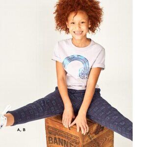 TEA COLLECTION 10 Blue Printed Knit Joggers Southeast Asia